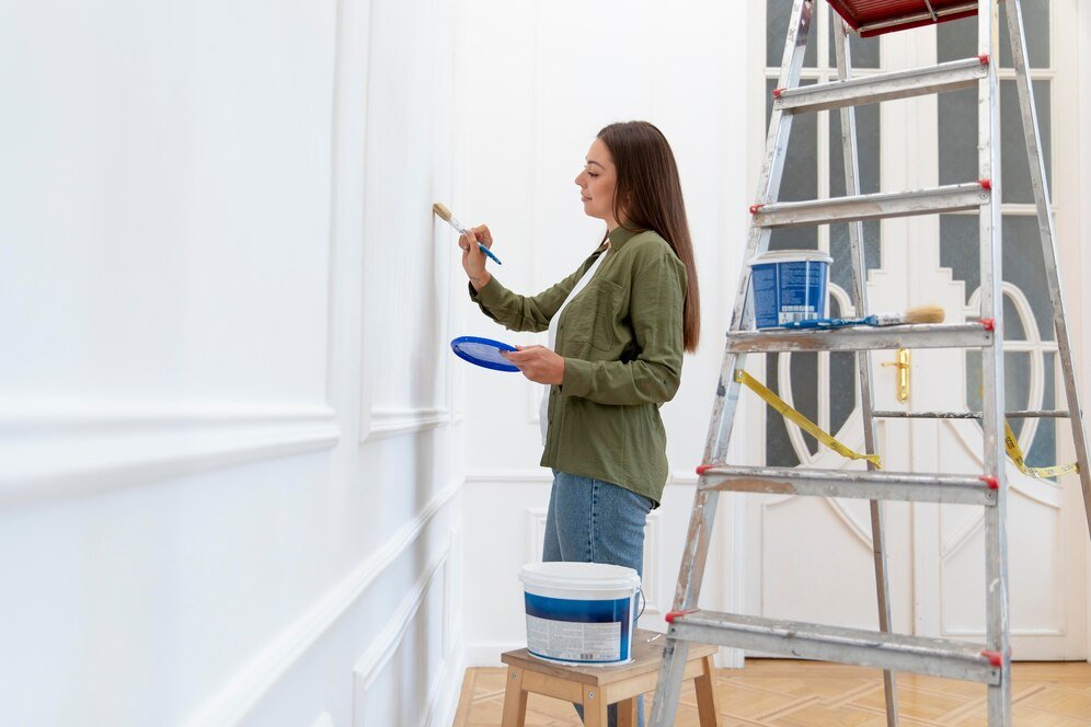 Exterior Painting Services 26 medium shot woman painting wall home 23 2149098981